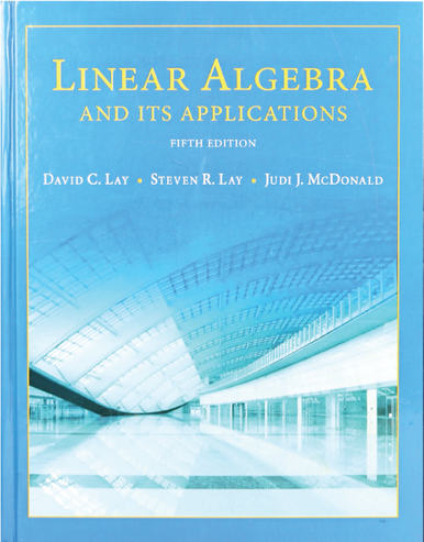 Linear Algebra and Its Applications 5th Edition