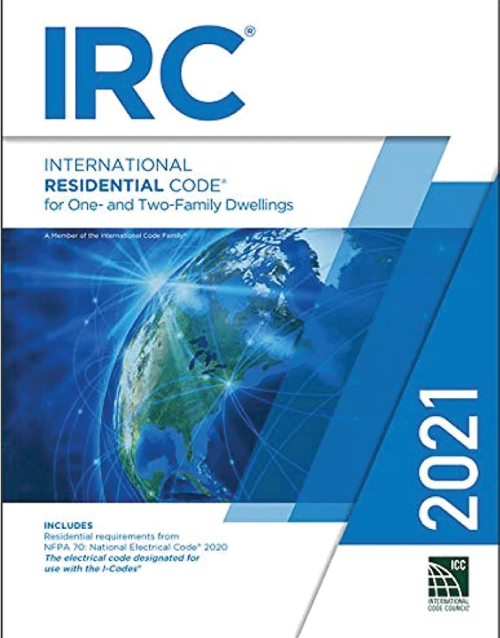 2021 International Residential Code International Code Council Series 1st Edition