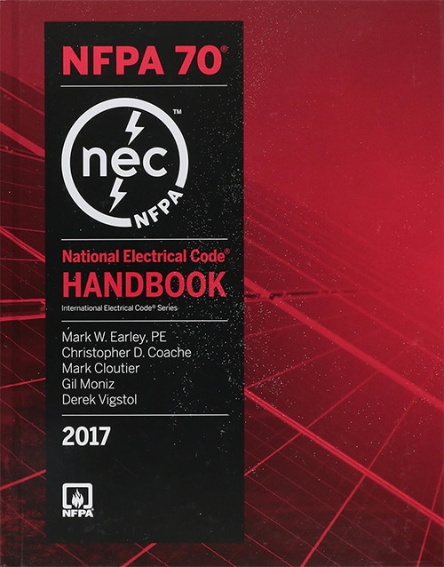 NFPA 70: National Electrical Code Handbook, Hardcover 2017 Edition 1st Edition