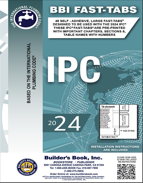 2024 International Plumbing Code (IPC) Fast-Tabs